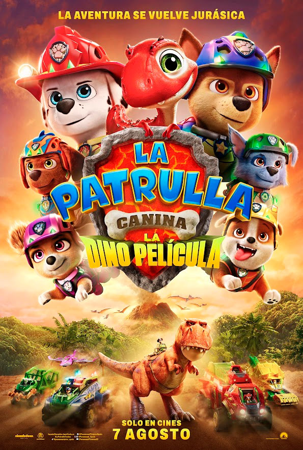 Cartel de La Patrulla Canina: La dino película