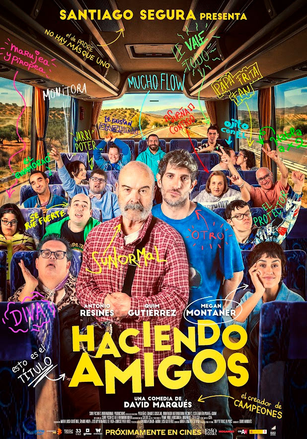 Cartel de Haciendo amigos