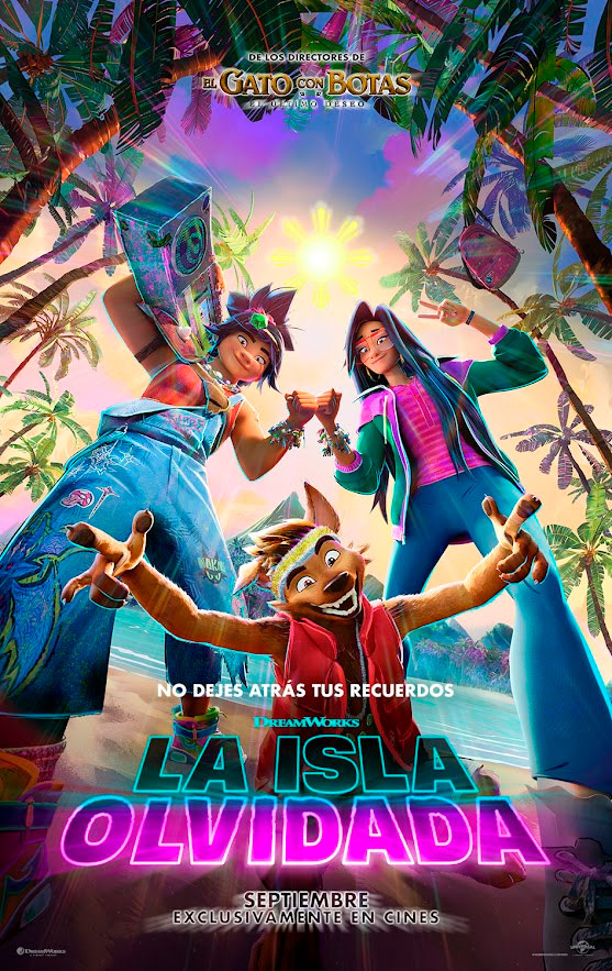 Cartel de La isla olvidada