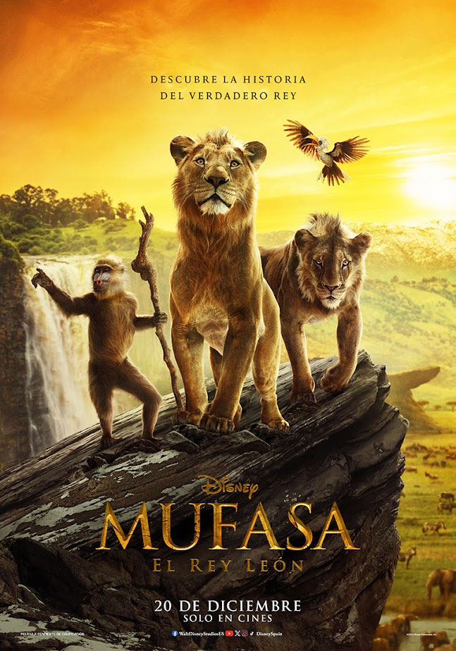 Cartel de Mufasa: El rey león